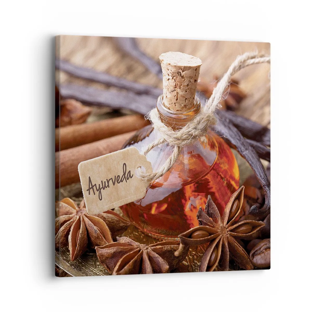 Impression sur toile - Image sur toile - Vers l'unité du corps et de l'esprit - 30x30 cm