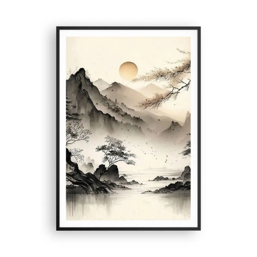 Affiche dans un cadre noir - Poster - Le charme unique de l'Orient - 70x100 cm