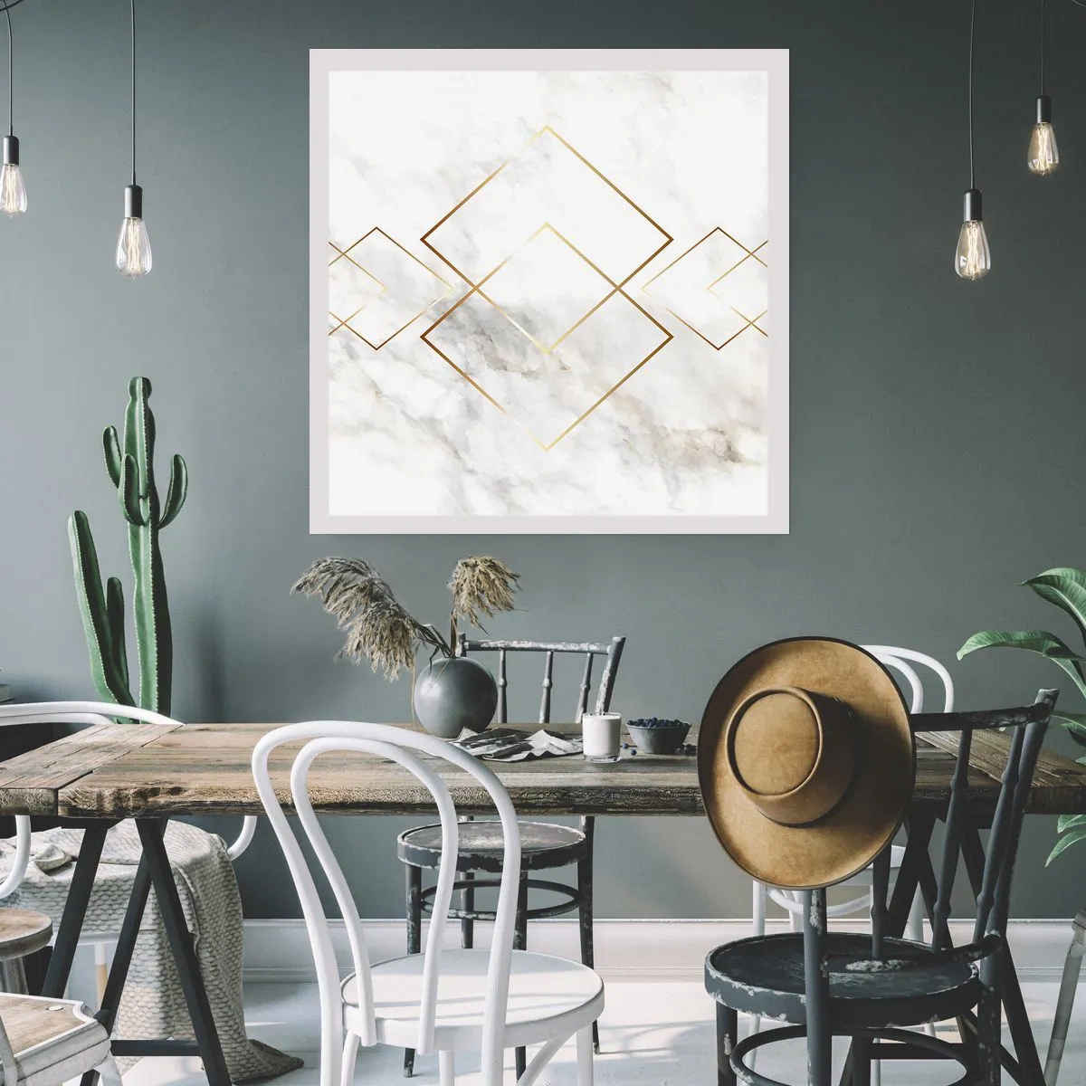 Affiche - Poster - Vue à l'infini - 30x30 cm