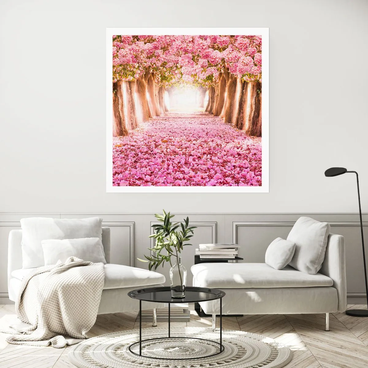 Affiche - Poster - La route du paradis - 60x60 cm
