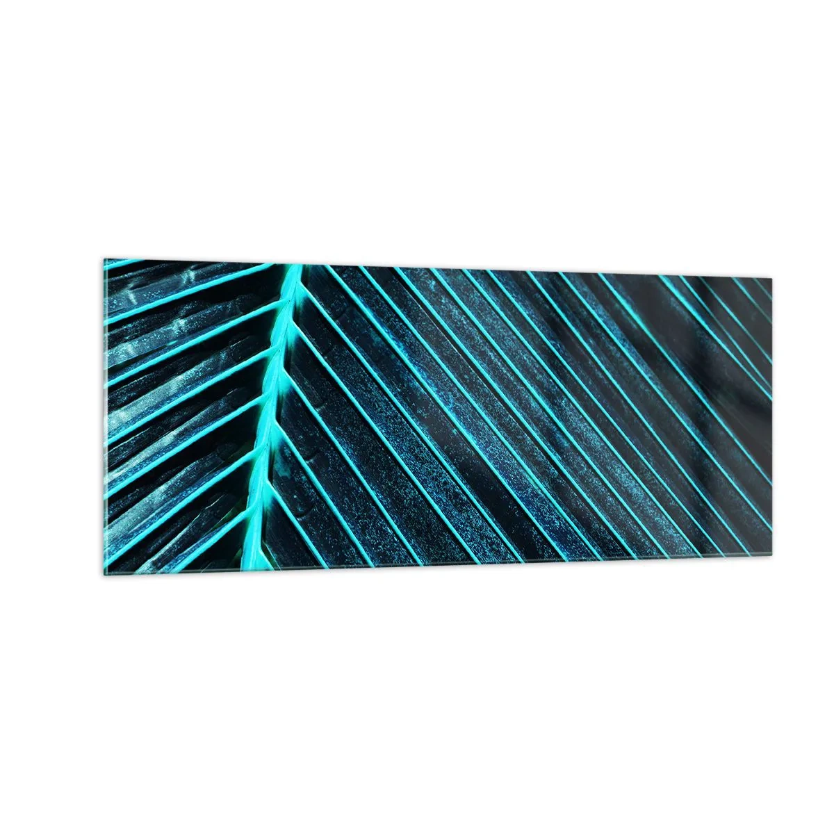 Impression sur verre - Image sur verre - Texture verte - 100x40 cm