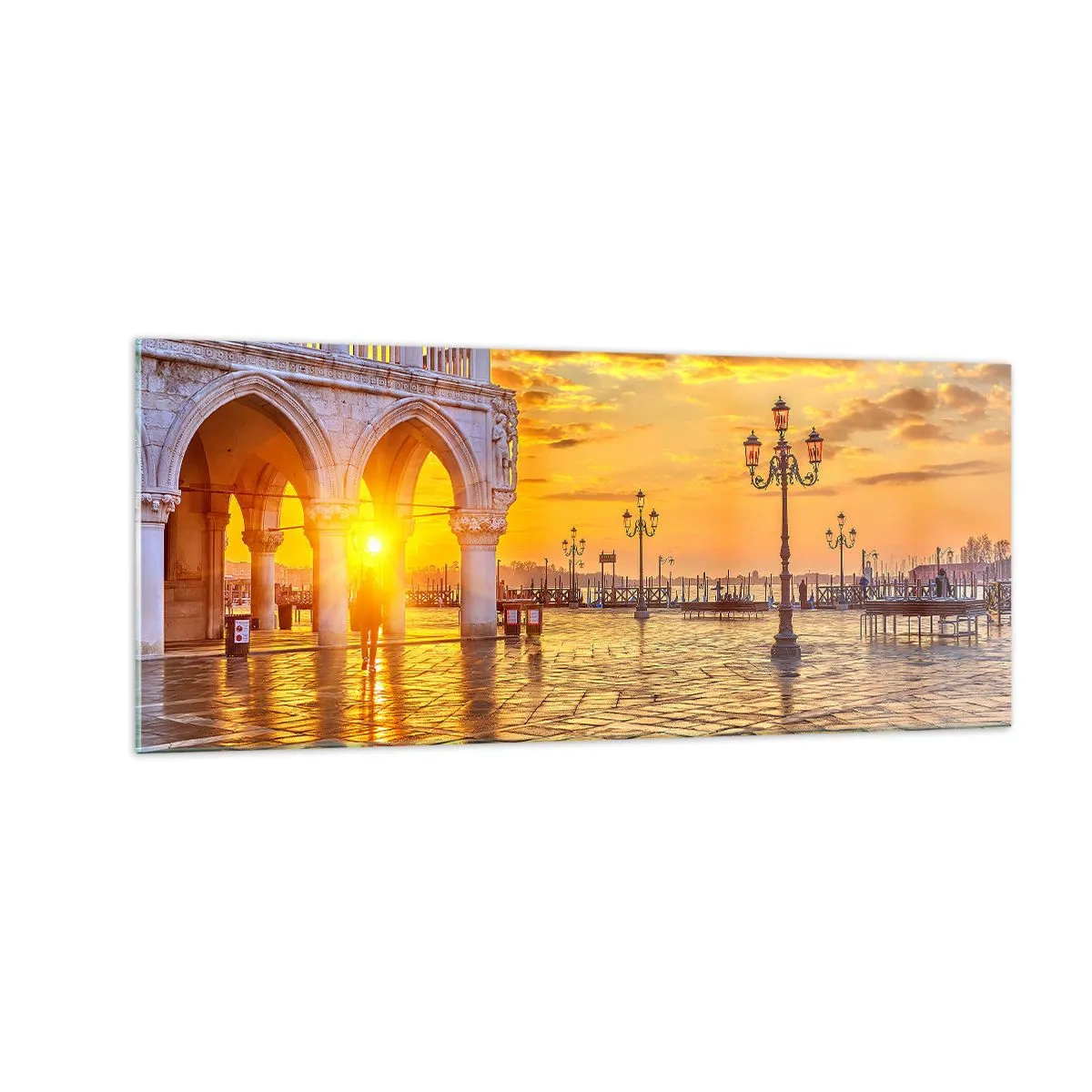 Impression sur verre - Image sur verre - Où est tout le monde? - 100x40 cm