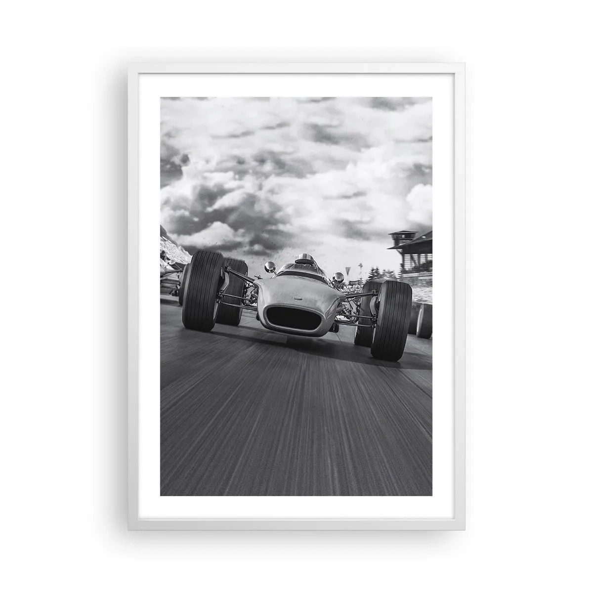 Affiche dans un cadre blanc - Poster - Puissance! - 50x70 cm