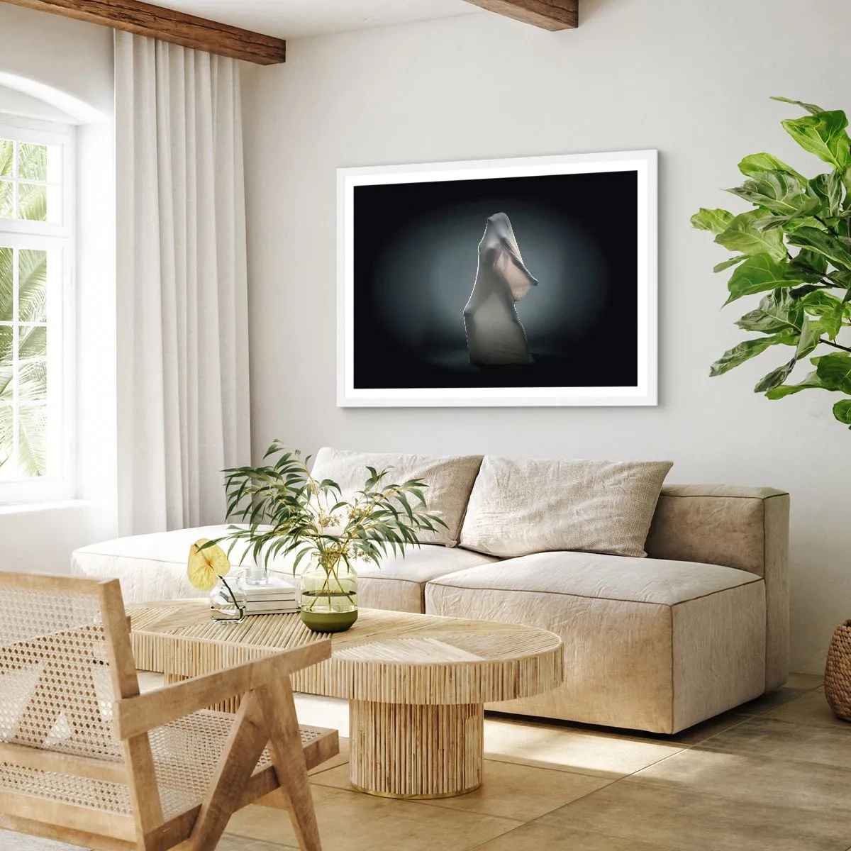 Affiche dans un cadre blanc - Poster - Une soif secrète - 91x61 cm