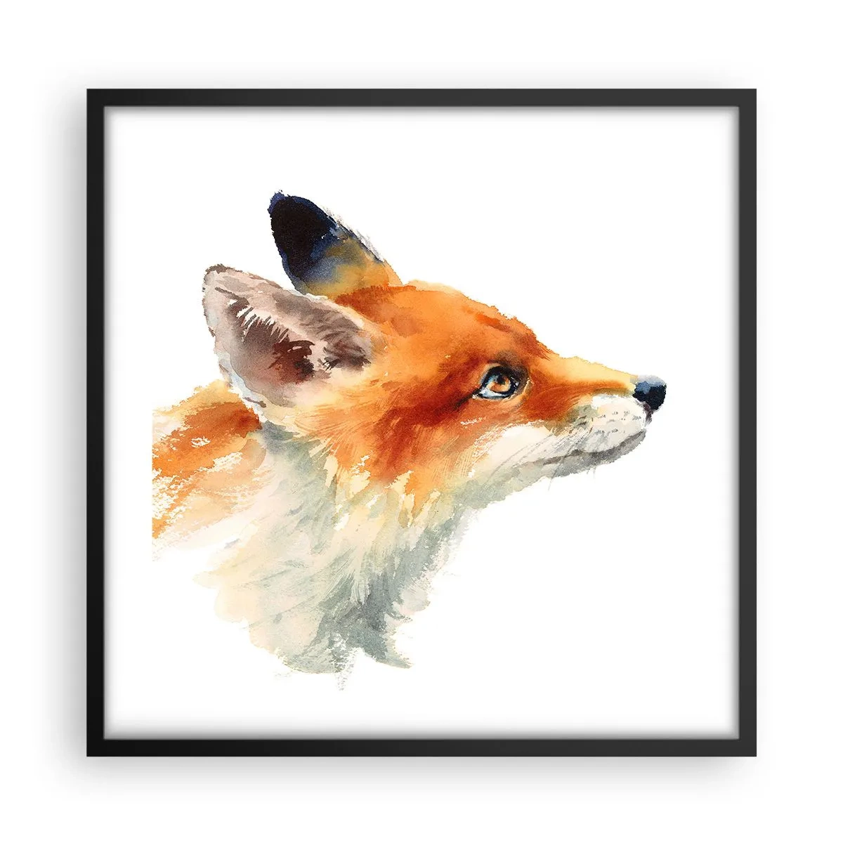 Affiche dans un cadre noir - Poster - Vous ne pouvez jamais être trop prudent - 50x50 cm