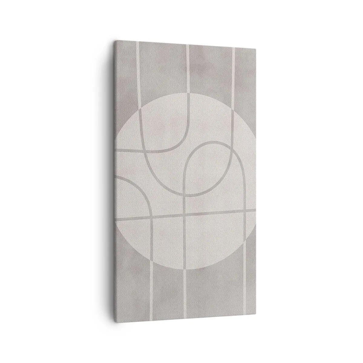 Impression sur toile - Image sur toile - Circulaire et tout droit - 45x80 cm