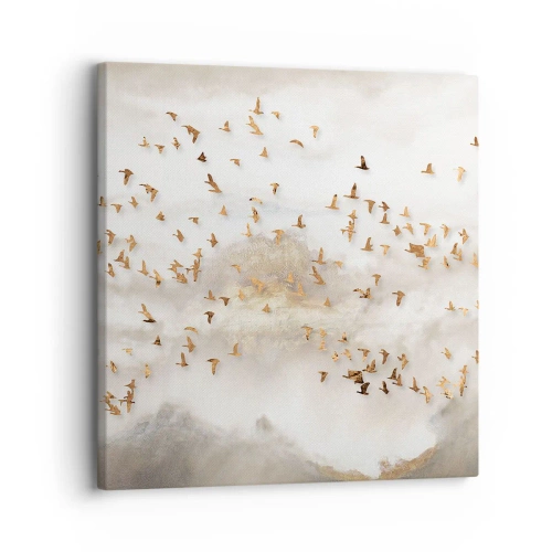 Impression sur toile - Image sur toile - Il est l'heure… - 30x30 cm