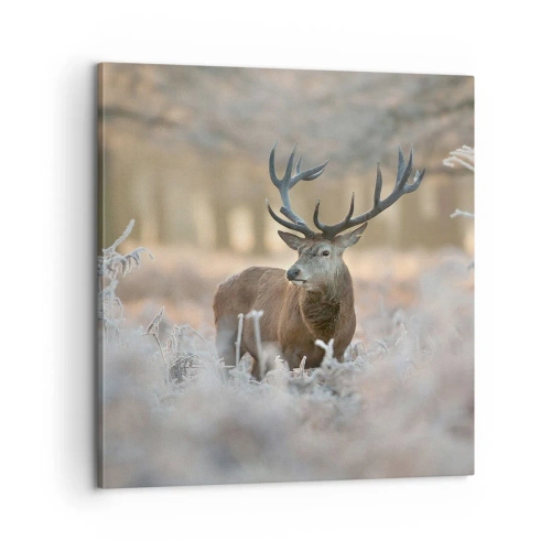 Impression sur toile - Image sur toile - Une matinée animée - 60x60 cm