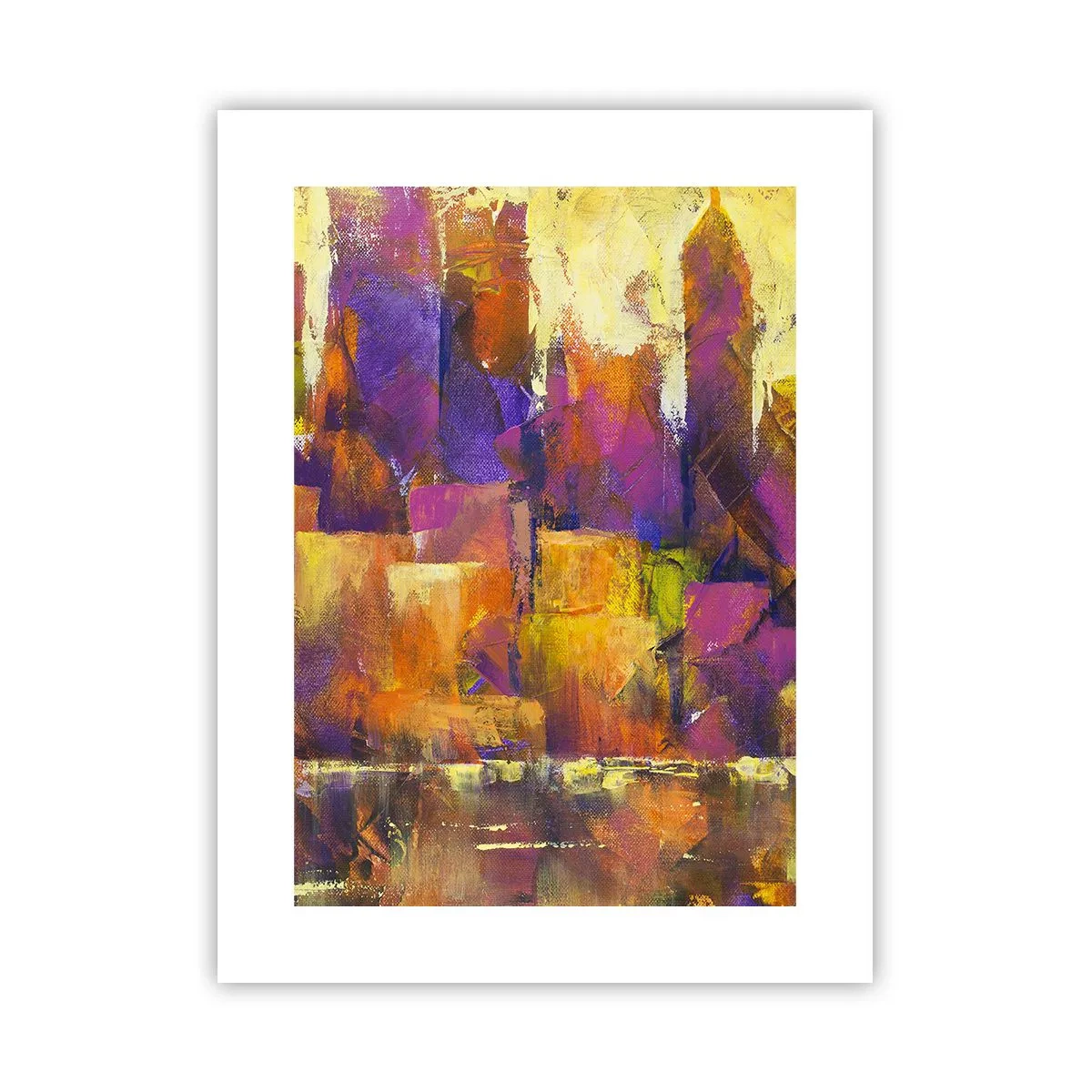 Affiche - Poster - Composition métropolitaine - 30x40 cm