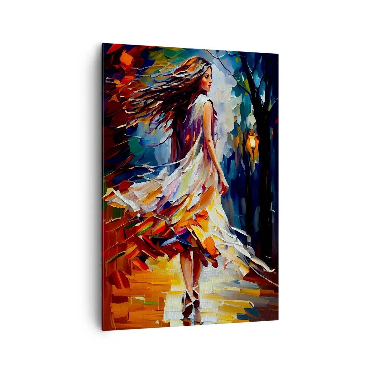 Impression sur toile - Image sur toile - La fille d'automne - 70x100 cm