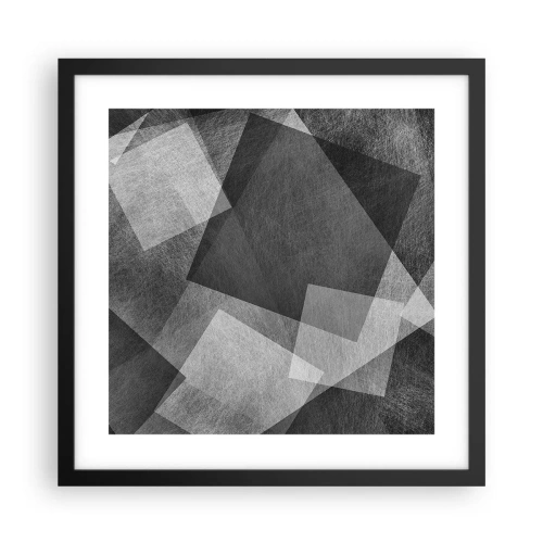 Affiche dans un cadre noir - Poster - Le symbole éternel de durabilité et d'ordre - 40x40 cm