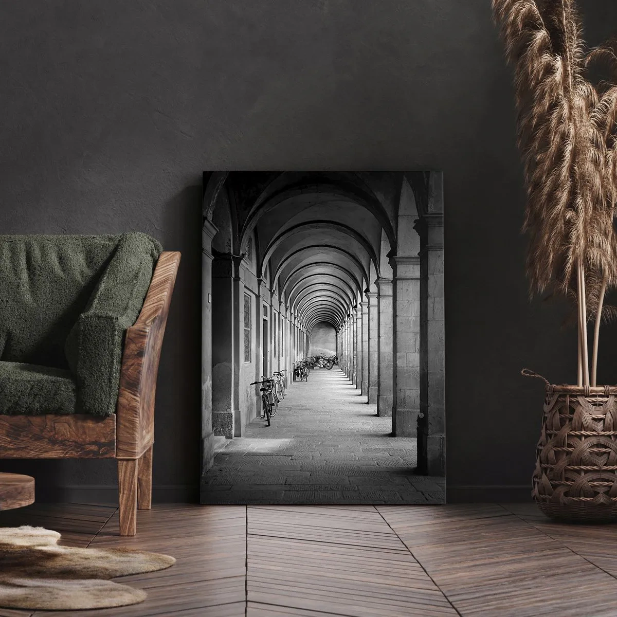 Impression sur toile - Image sur toile - Sous les arcades - 70x100 cm