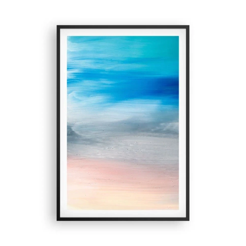Affiche dans un cadre noir - Poster - Éléments : air - 61x91 cm
