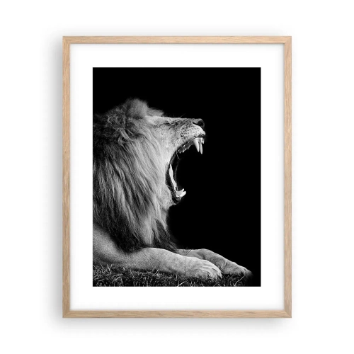 Affiche dans un chêne clair - Poster - Sans aucun doute - 40x50 cm