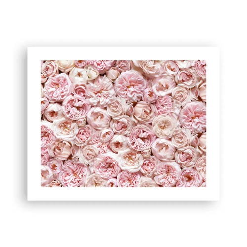 Affiche - Poster - Un lit de roses - 50x40 cm