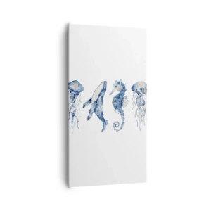 Impression sur toile - Image sur toile - Merveilles de la mer - 65x120 cm