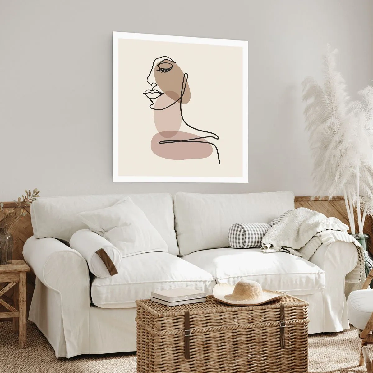 Affiche - Poster - Une certaine ligne de beauté - 50x50 cm