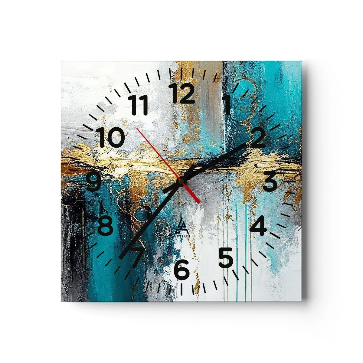 Horloge murale - Pendule murale - Tout coule - 30x30 cm