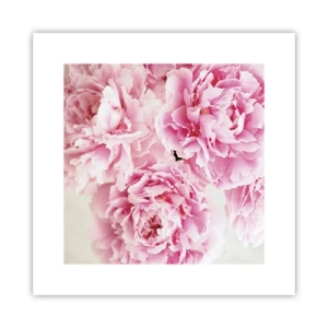 Affiche - Poster - En glamour rose - 30x30 cm