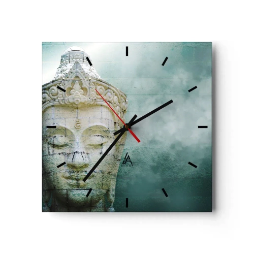 Horloge murale - Pendule murale - A la recherche de la lumière - 40x40 cm