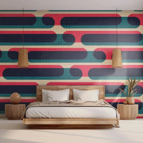 Papier Peint Photo Premium Canvas - En profondeur et sur l'avant - Abstraction, Morceau, Art moderne - 200x140 cm