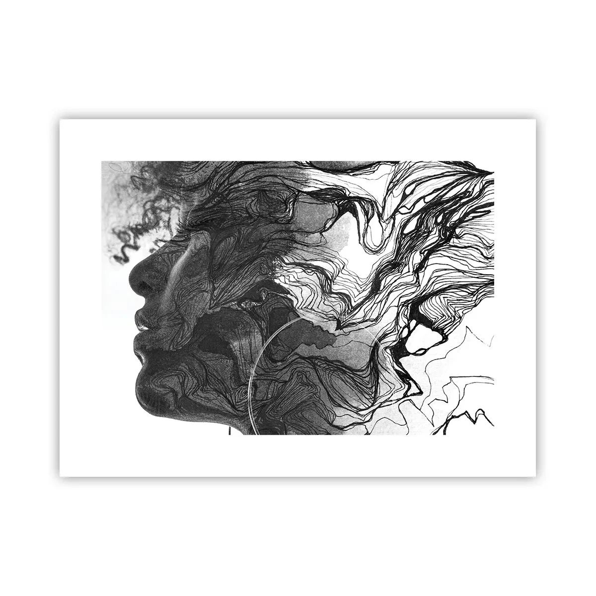 Affiche - Poster - Emmêlé dans les rêves - 40x30 cm