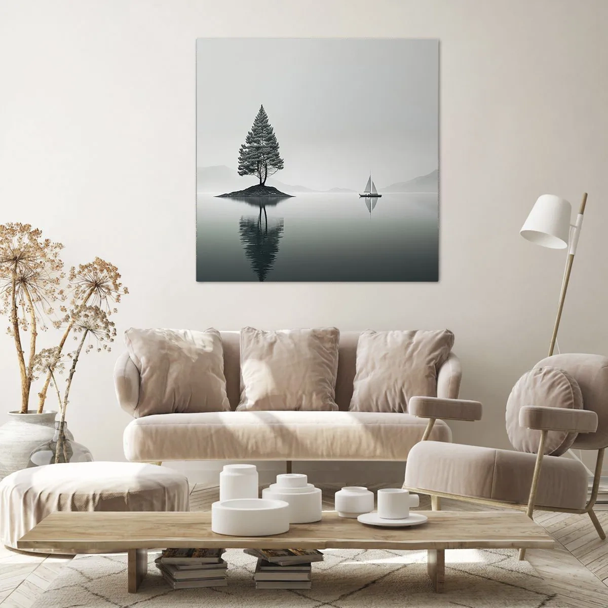 Impression sur toile - Image sur toile - Un rêve somnolent - 70x70 cm