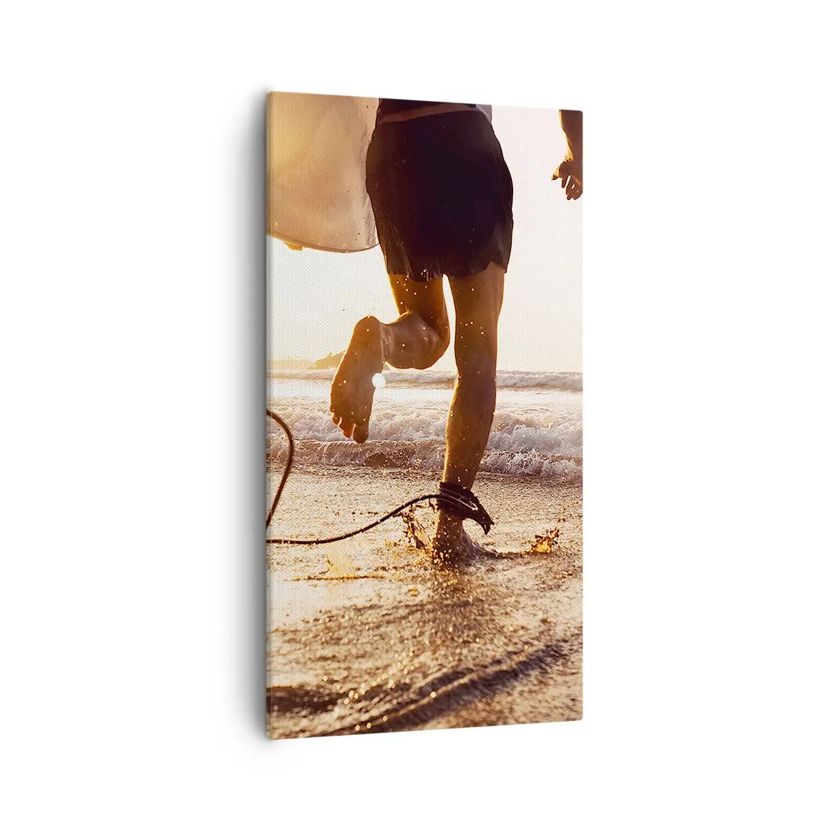 Impression sur toile - Image sur toile - A la rencontre des vagues - 55x100 cm