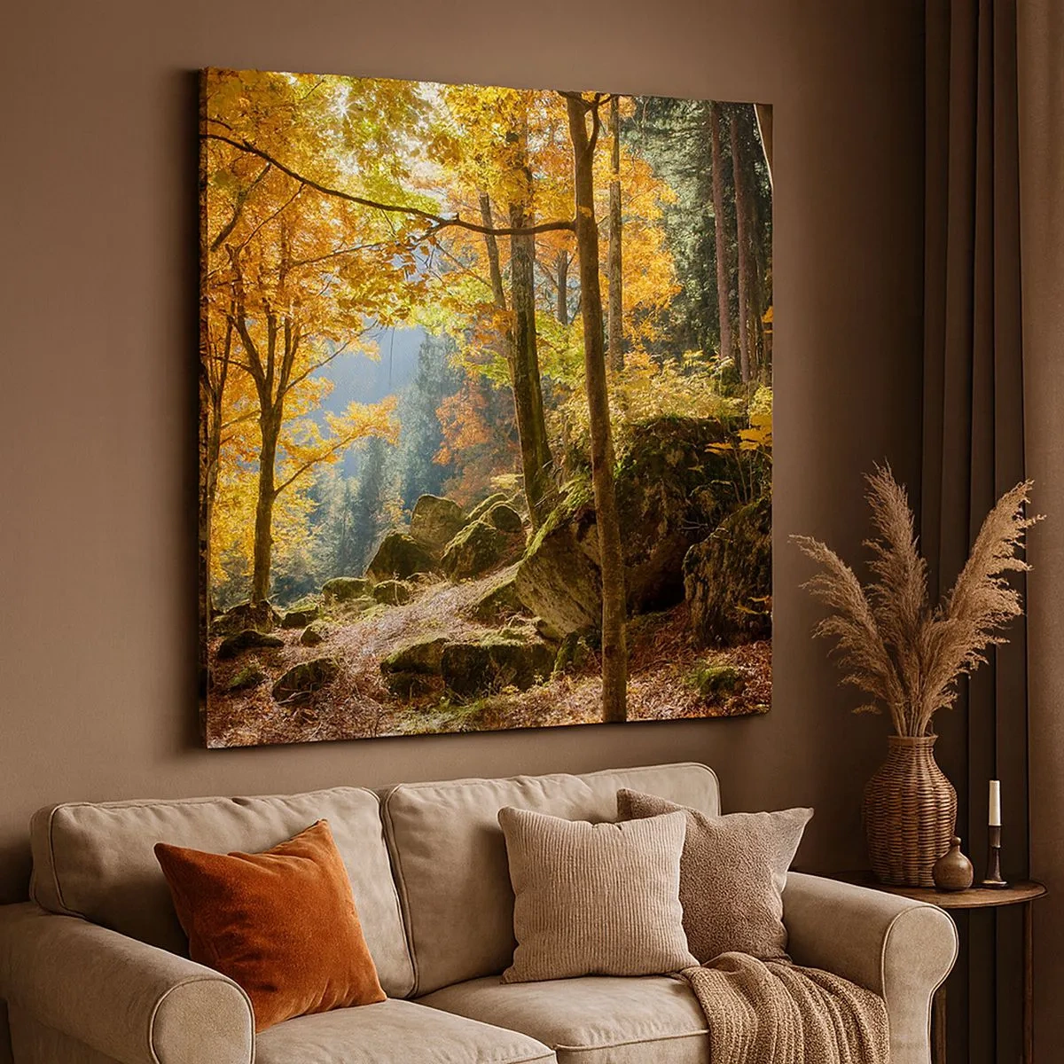 Impression sur toile - Image sur toile - Il est temps de se détendre - 30x30 cm