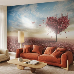 Papier Peint Autocollant Deluxe Sticker - Vous allez aussi aimer l'automne - Paysage, Graphique, Arbre - 100x70 cm