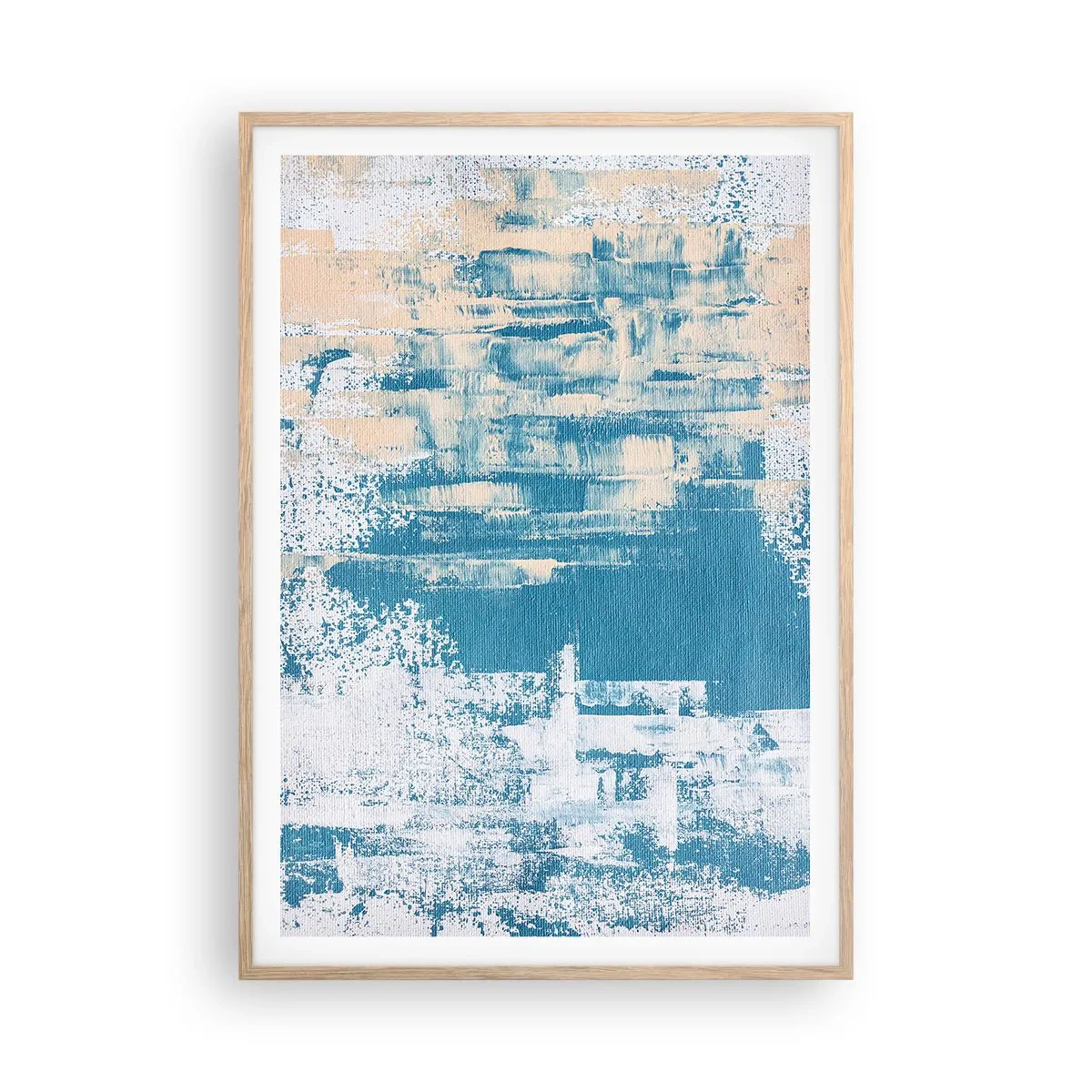 Affiche dans un chêne clair - Poster - À travers un iceberg - 70x100 cm