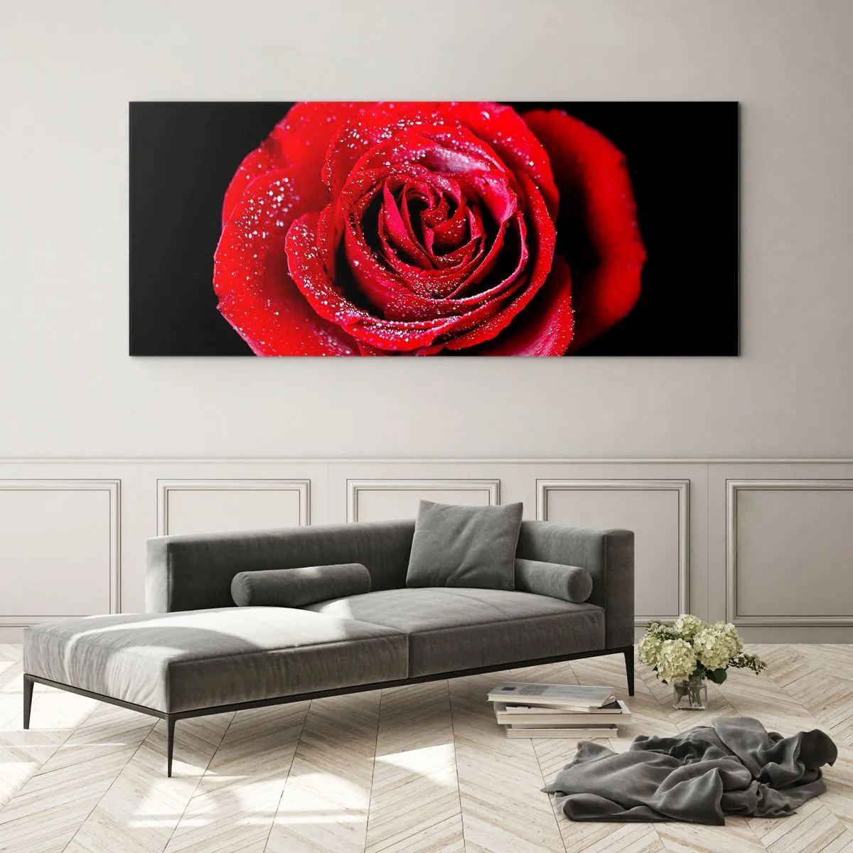 Impression sur verre - Image sur verre - C'est ça l'amour - 100x40 cm