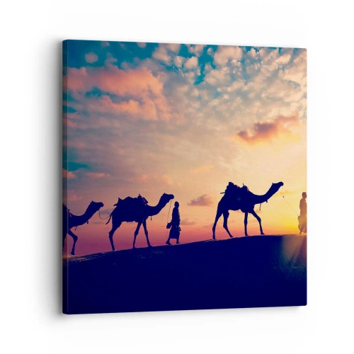 Impression sur toile - Image sur toile - L'esprit mystérieux de l'Orient - 30x30 cm