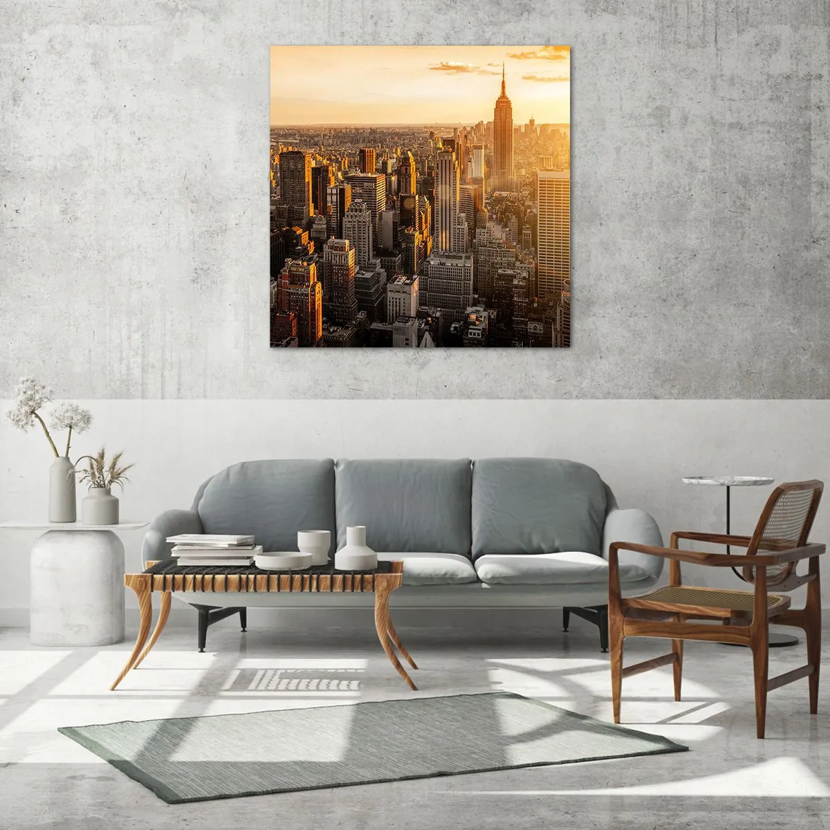 Impression sur verre - Image sur verre - Grandir au soleil - 30x30 cm