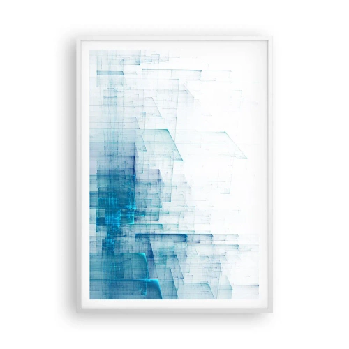 Affiche dans un cadre blanc - Poster - Comment l’espace s’est formé - 70x100 cm