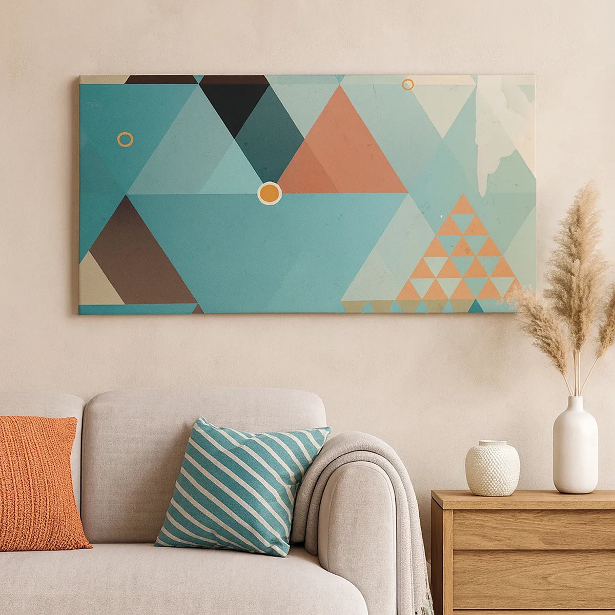 Impression sur toile - Image sur toile - Unité de la multiplicité, multiplicité de l'unité - 30x30 cm