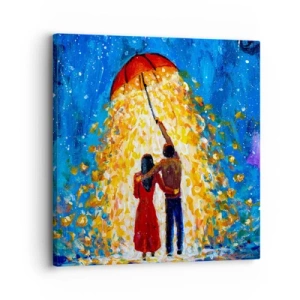 Impression sur toile - Image sur toile - La magie d'une soirée pluvieuse ? - 30x30 cm