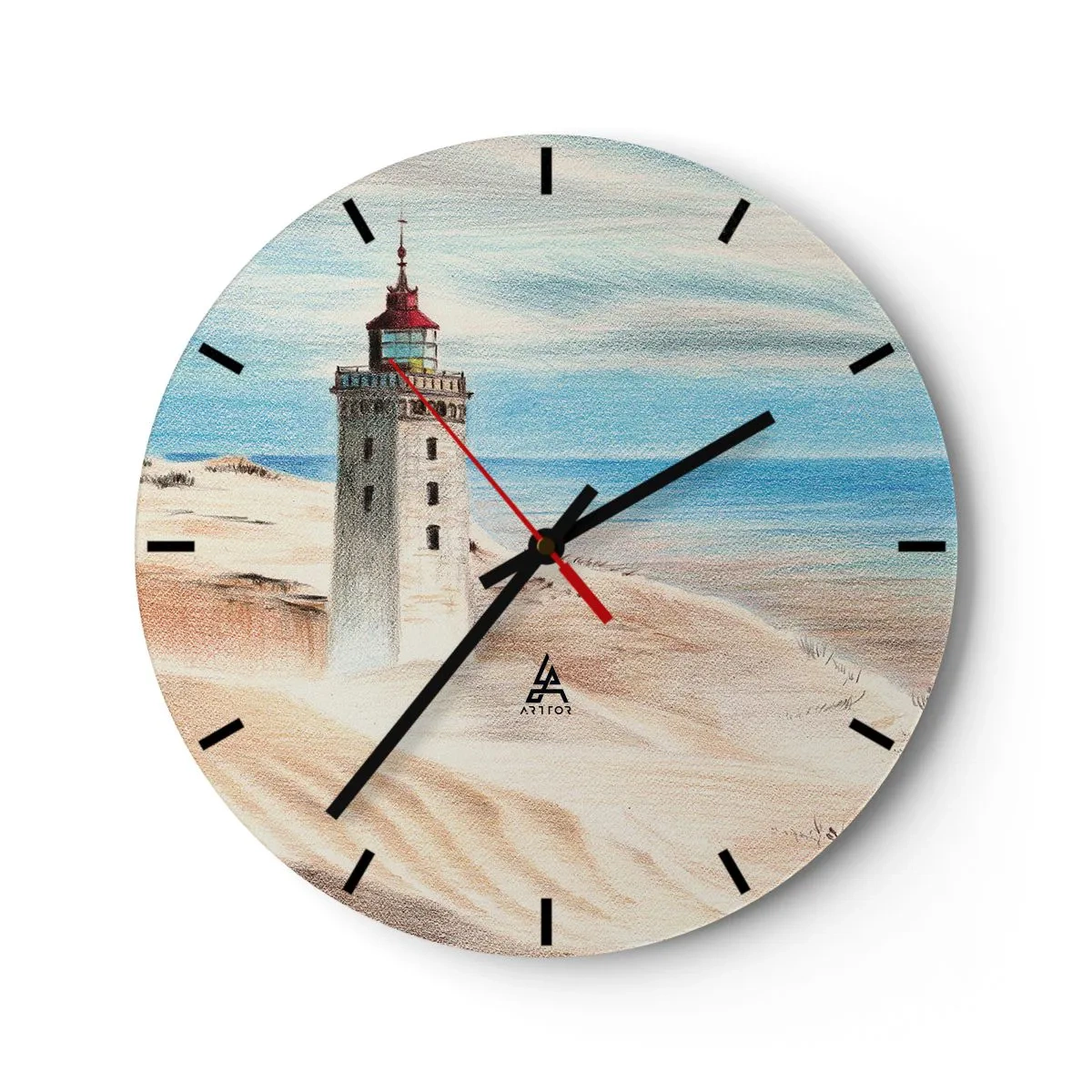 Horloge murale - Pendule murale - Toujours regarder la mer - 40x40 cm