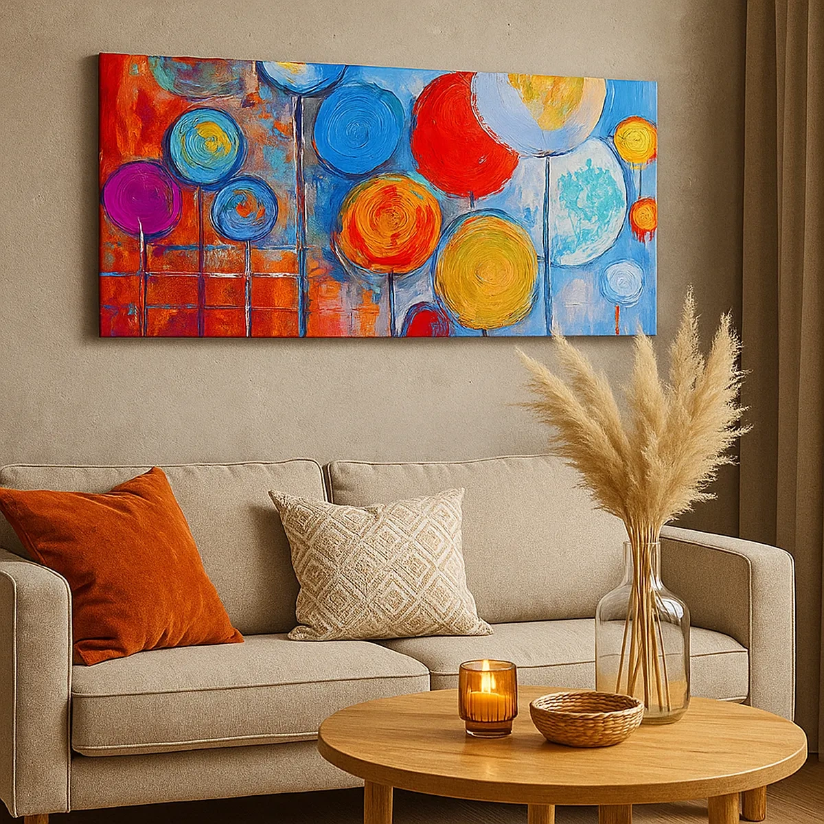 Impression sur toile - Image sur toile - Miracles sur le bâton - 30x30 cm