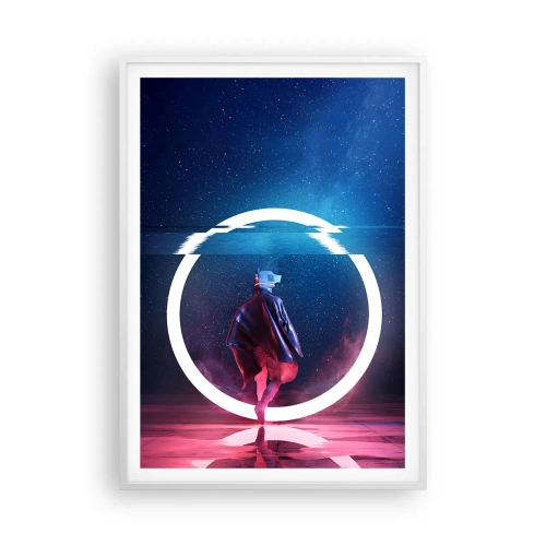 Affiche dans un cadre blanc - Poster - Entre deux mondes - 70x100 cm