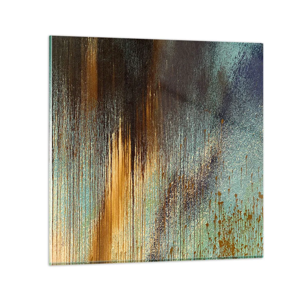 Impression sur verre - Image sur verre - Une composition de couleirs non fortuite - 40x40 cm