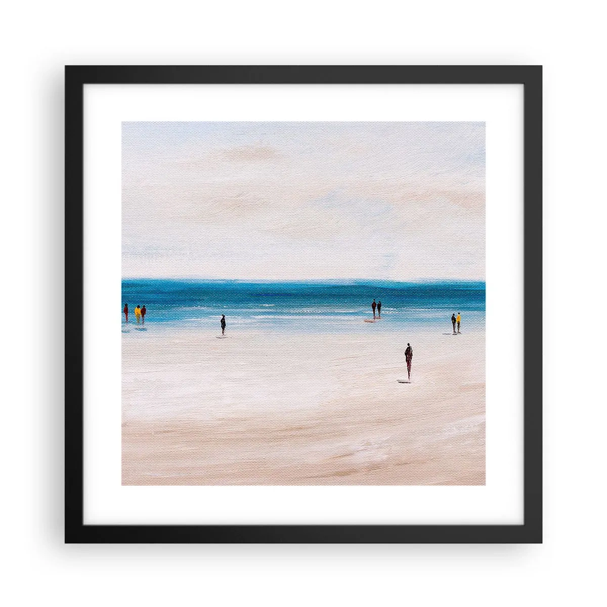 Affiche dans un cadre noir - Poster - Un besoin naturel - 40x40 cm