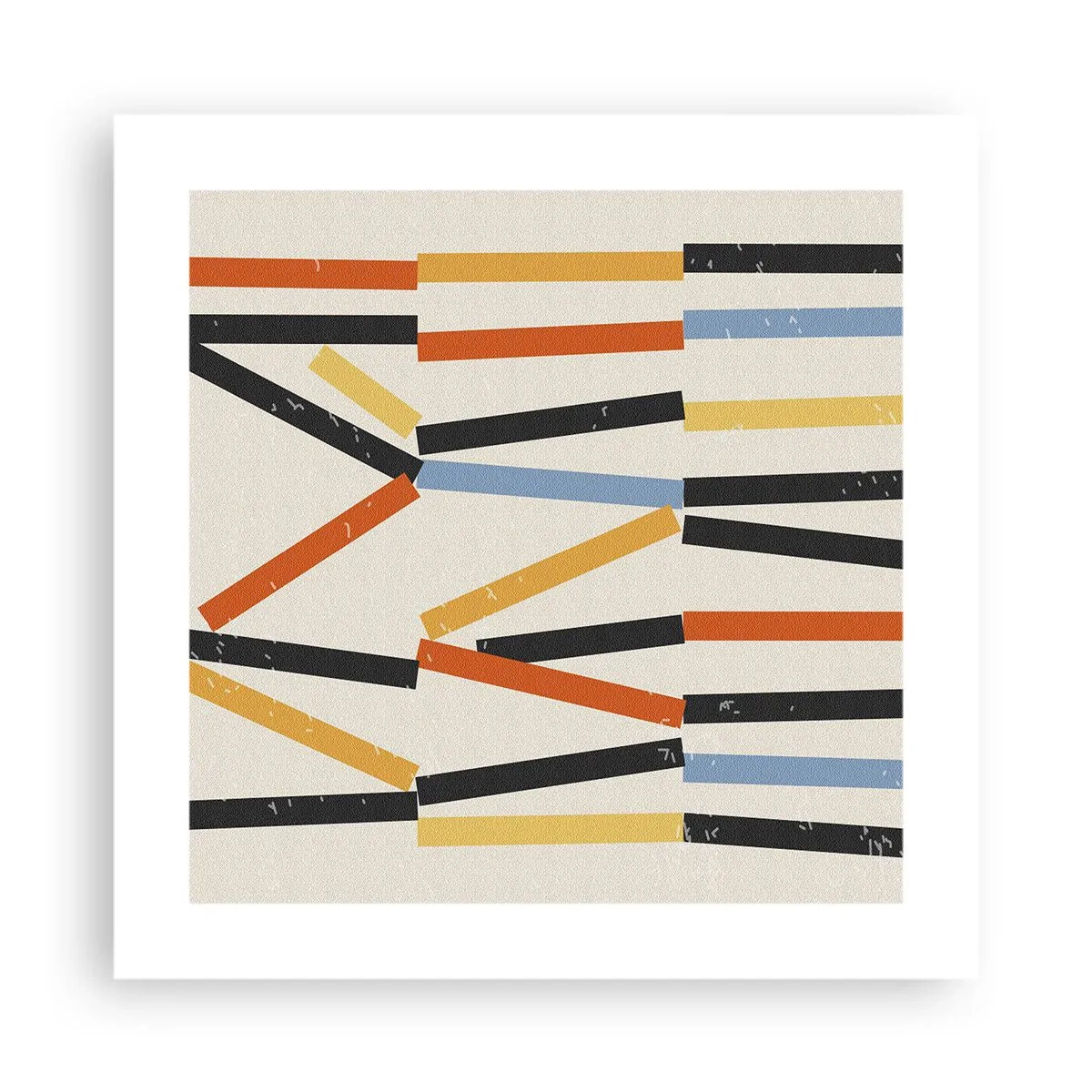 Affiche - Poster - Composition de niveaux - 40x40 cm