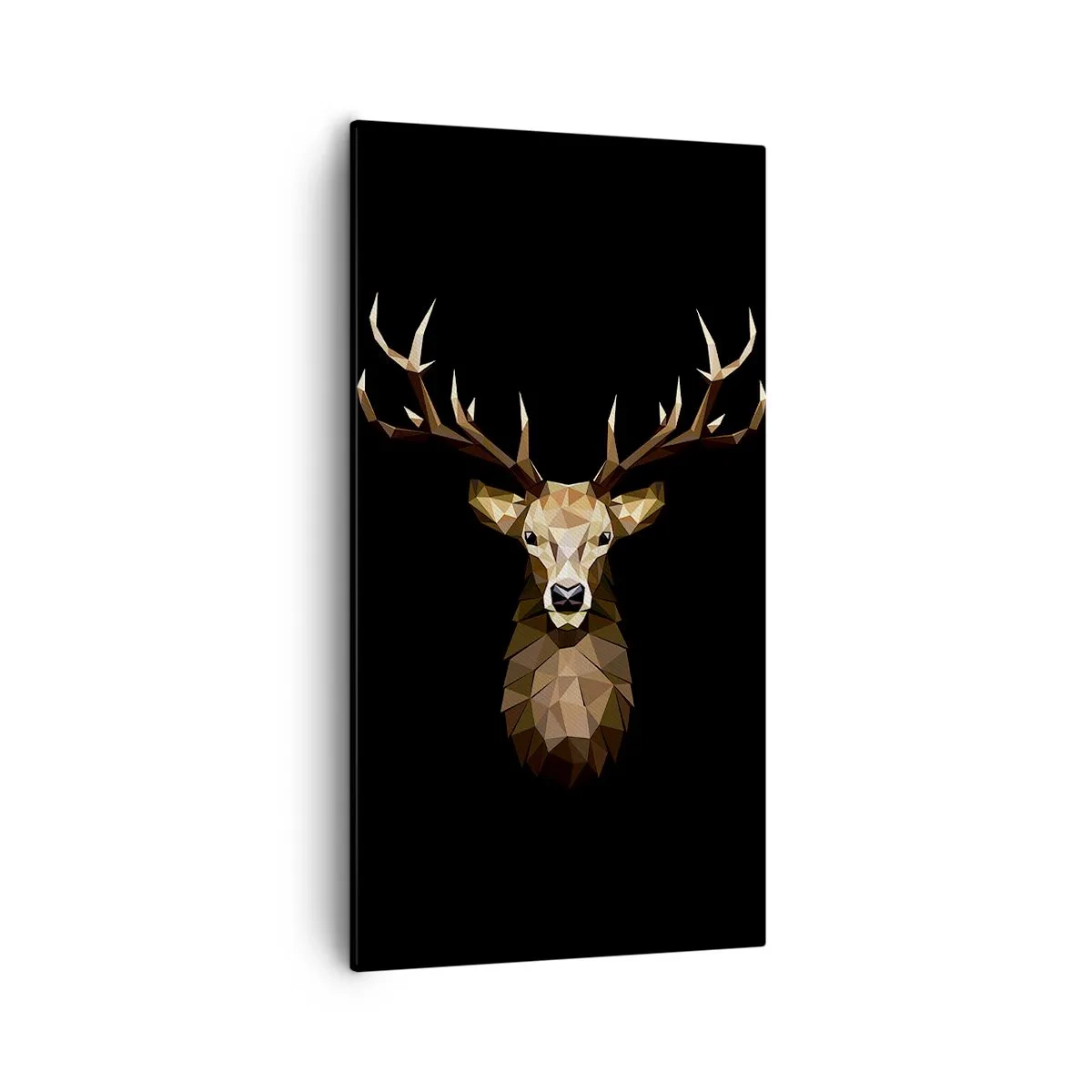 Impression sur toile - Image sur toile - Cerf cubique - 55x100 cm