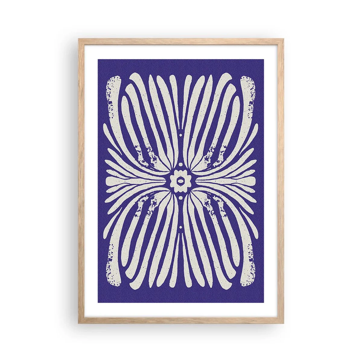 Affiche dans un chêne clair - Poster - Inspirations ethniques - 50x70 cm