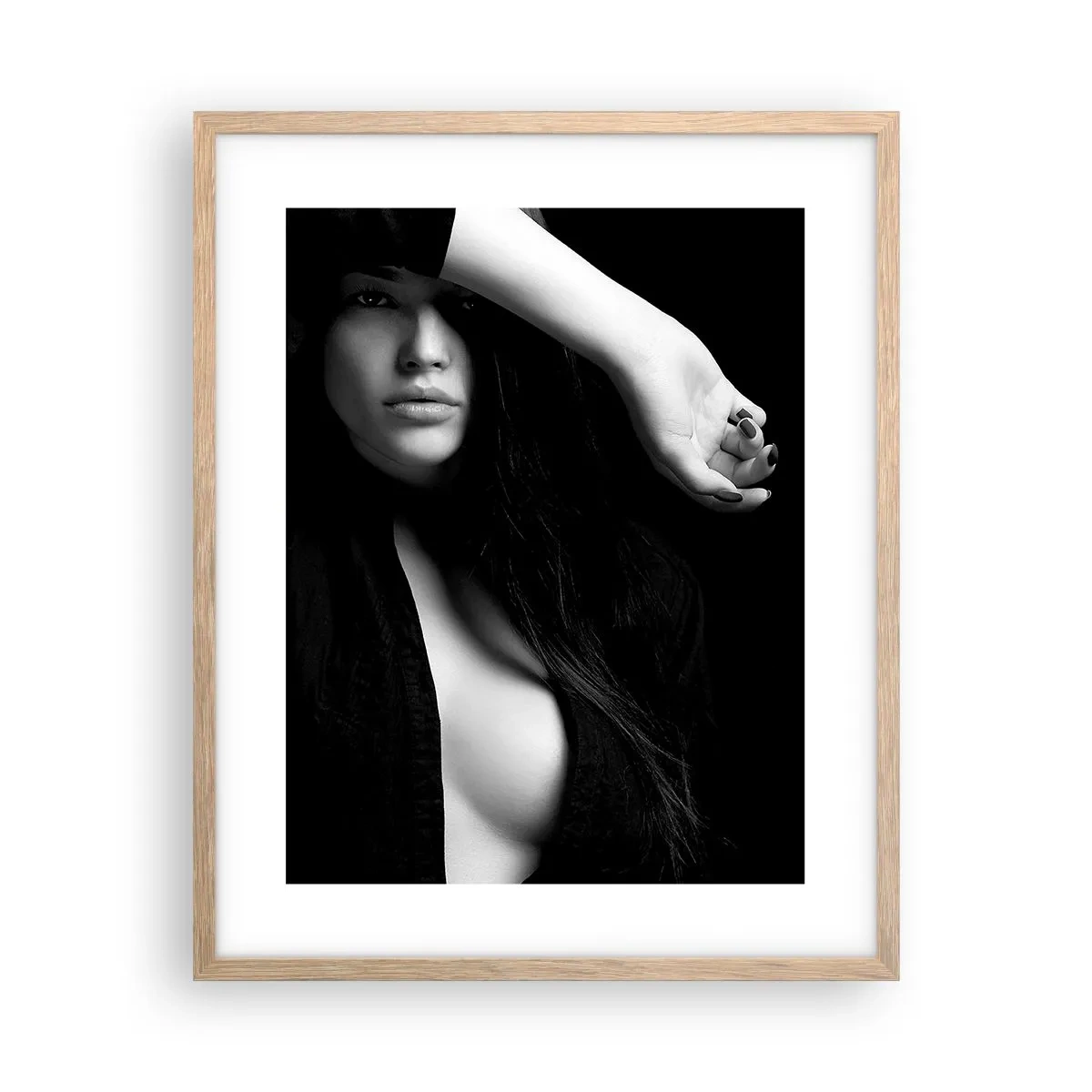 Affiche dans un chêne clair - Poster - École de séduction - 40x50 cm