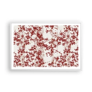 Affiche dans un cadre blanc - Poster - Comme un calicot ancien - 91x61 cm