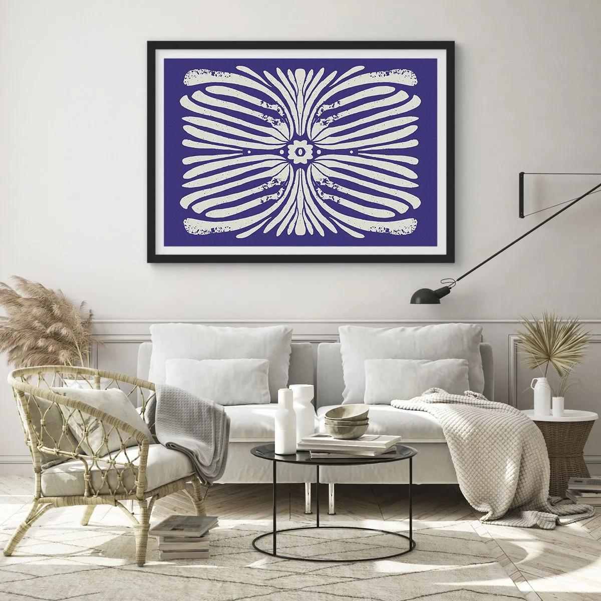 Affiche dans un cadre noir - Poster - Inspirations ethniques - 40x30 cm