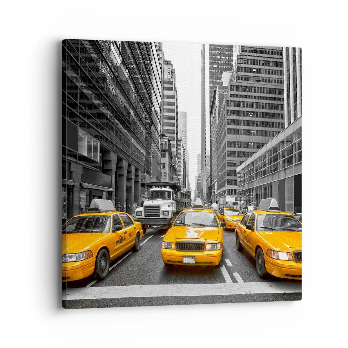 Impression sur toile - Image sur toile - C'est nous qui colorons la ville - 40x40 cm