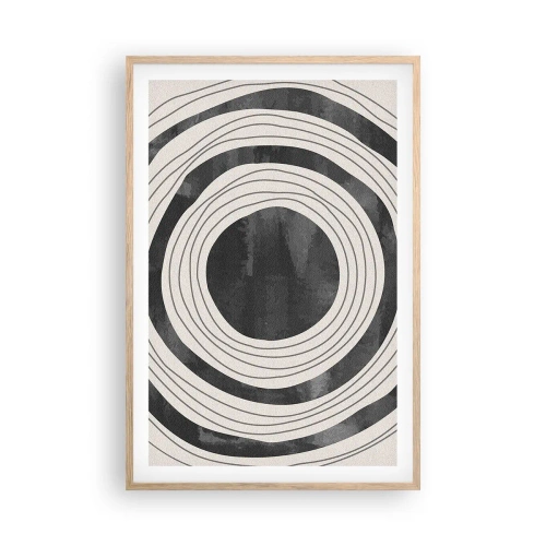 Affiche dans un chêne clair - Poster - Droit au but - 61x91 cm